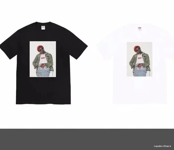 Short Benjamin Andr XL L White 22FW T-shirt é sleeved M Person Tee Photo S Andr and Black é 0731